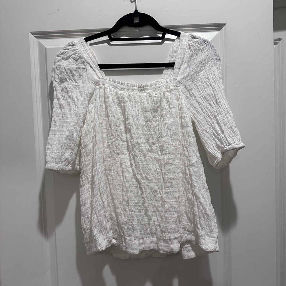 Chic White Women's Blouse